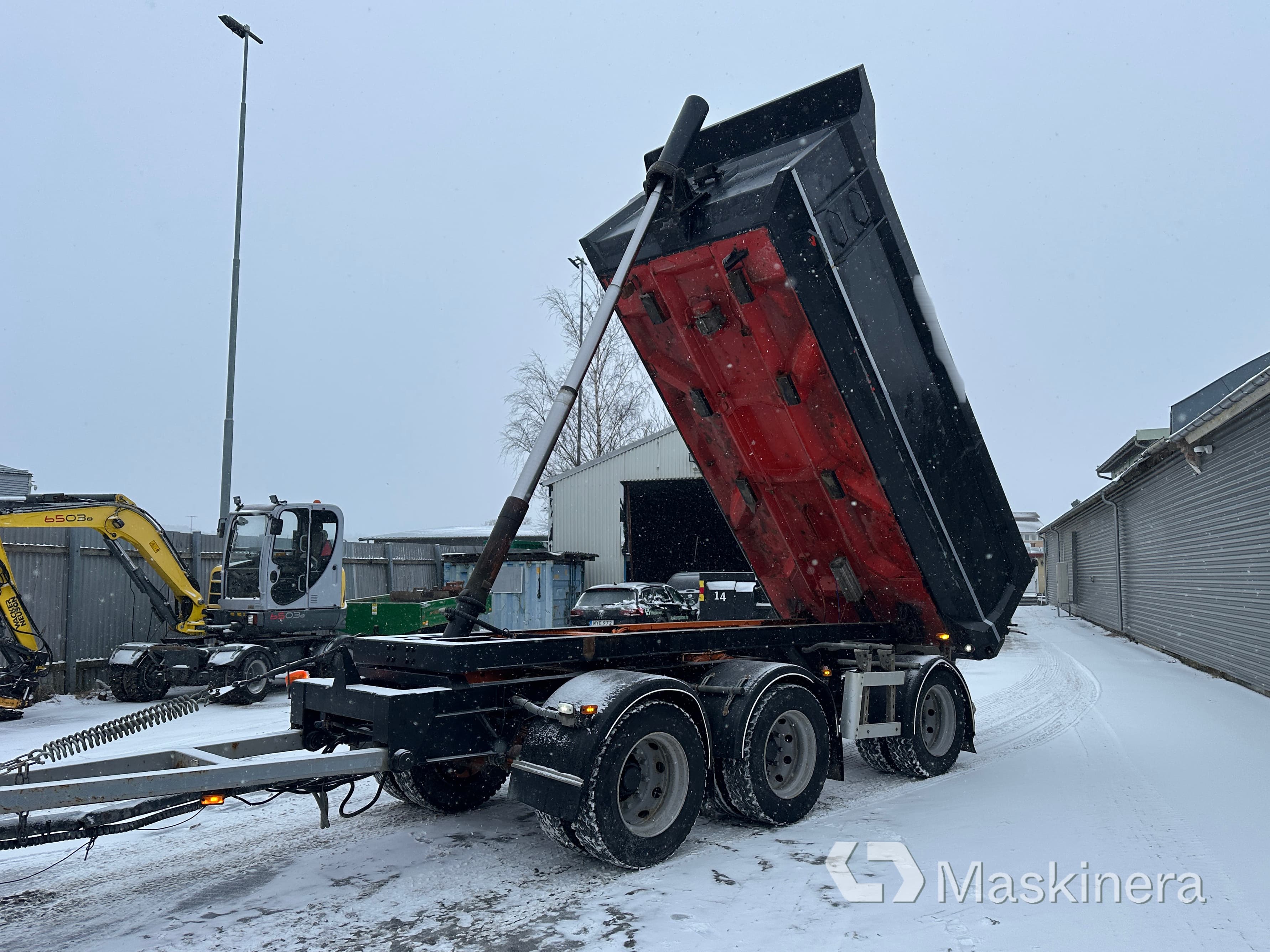 Schaktsläp Spaldings Triolift TTPS-3