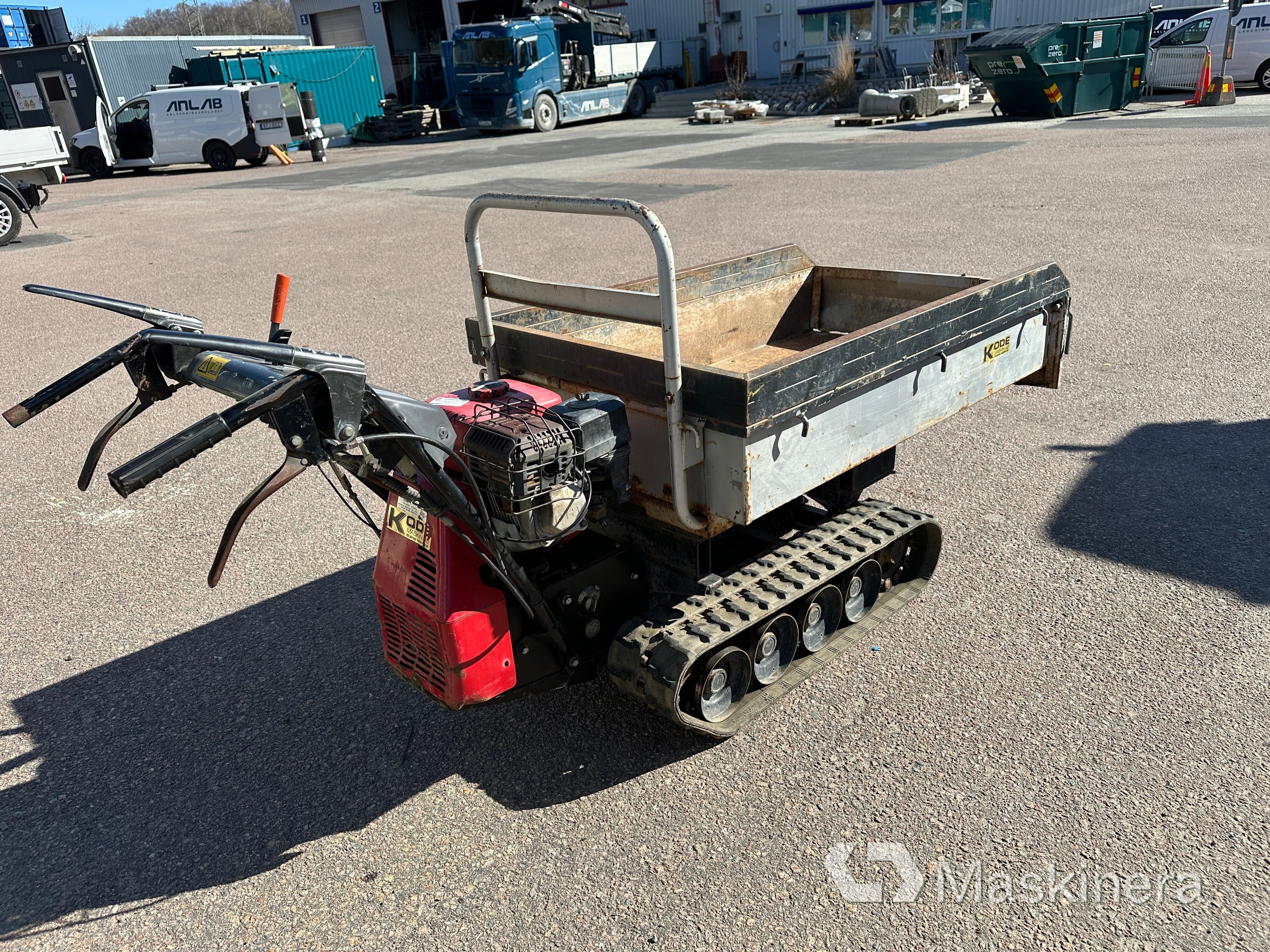 Minidumper bandburen 500 kg